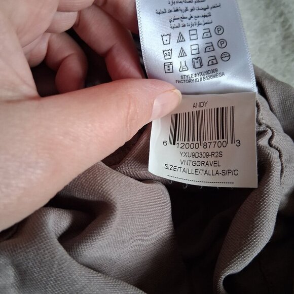 BCBGMaxAzria Women's Size Small Tan Andy Keyhole Modal Blend Romper *Flaws* - Picture 8 of 15